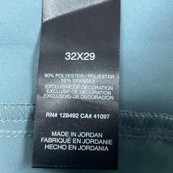 Greg Norman Mens Light Blue Golf Pants Size 32x29 Stretchy Fit a0864 - Picture 2 of 7